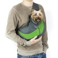 thumbnail image 2 of Bolsa transportadora para mascotas, bolsa transportadora para perros pequeños y gatos, segura, reversible, cómoda, lavable a máquina, bolsa ajustable, un solo hombro, 2 of 8