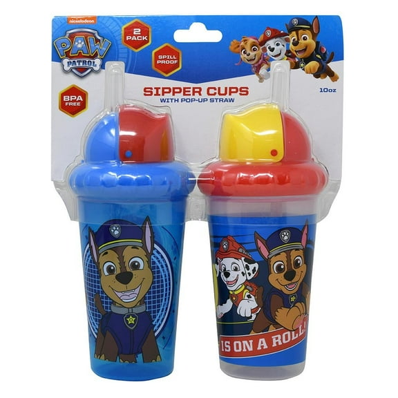 Paw Patrol 2pk Straw Sipper