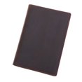 thumbnail image 1 of BRIGHTFUFU Cartera con bloqueo RFID para hombre, Vintage, de cuero genuino, con solapa, clips delgados, estuches para tarjetas, monedero corto plegable (café), 1 of 1