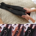 thumbnail image 4 of Htwon Women Knee Knit Stockings Long Booting,Winter Warm Thick Stockings Knee High,Knit Warm Thigh High Stockings, 4 of 11