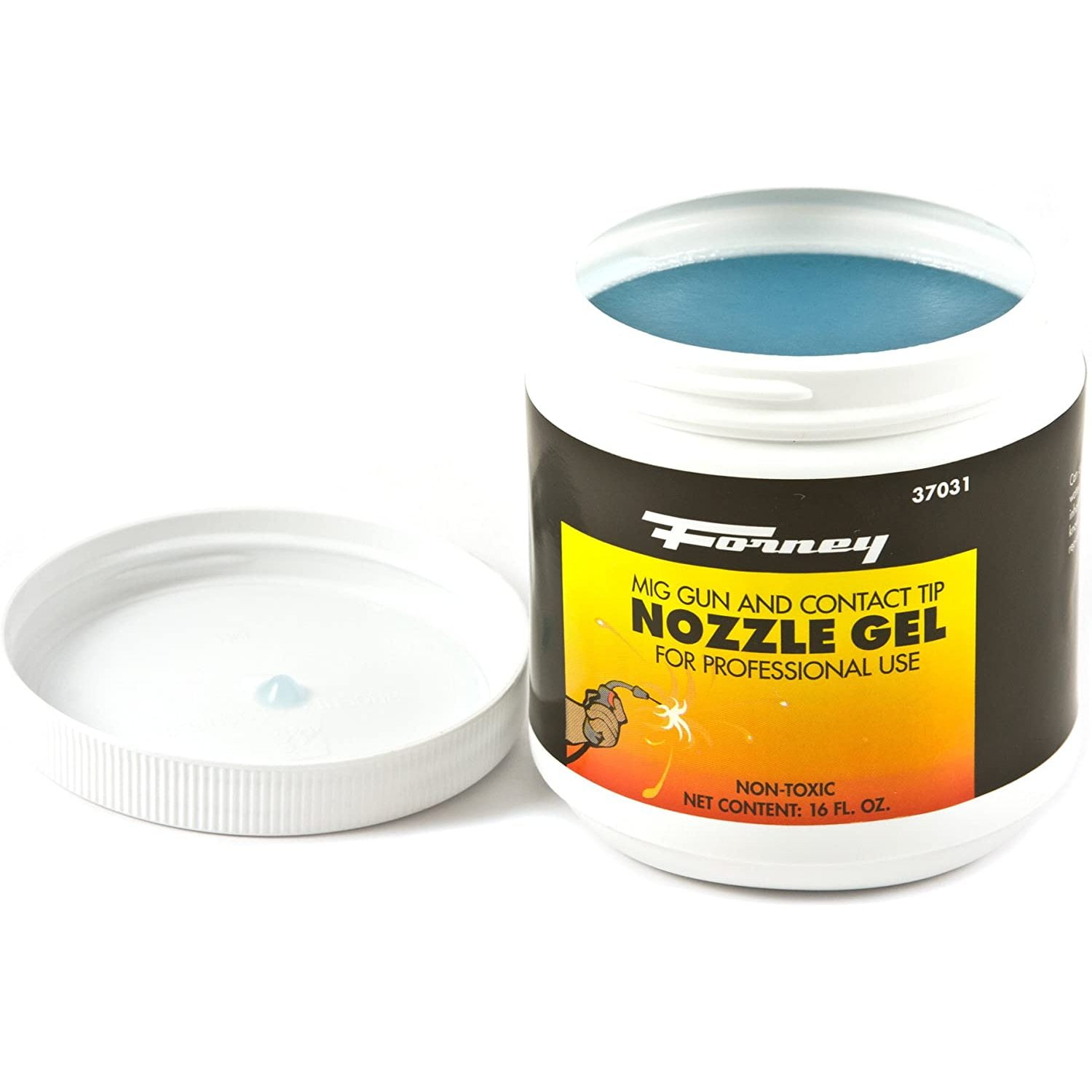 37031 Nozzle Gel For Mig Welding, 16Ounce , White, Gel eliminates