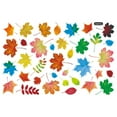 thumbnail image 2 of Fall Decor,Fall Window Clings,Fall Window Clings,1 Set-Sided Autumn Leaves Pumpkin Turkey Decals Sticker,Thanksgiving Window Stickers For School Home Glass Windows Decorations,C, 2 of 4