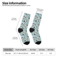 thumbnail image 2 of Cauagu pirate with funny animals Print Crew Socks for Women and Men,Adult Athletic Running Socks 1-Pair Sports Socks Work Gear Socks with Moisture Wicking, 2 of 6