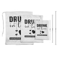 thumbnail image 3 of Darling Souvenir White Hangover Kit Bachelorette Party Supplies Favor Bags&nbsp;Drawstring Pouches&nbsp;15 Pieces, 3 of 5