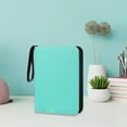 thumbnail image 6 of Rushawy 9 Pocket Binder Binder Photocard Zipper Portable Durable Waterproof Trading Card Green, 6 of 9