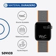 thumbnail image 4 of Correa de Nylon para Apple Watch - SOVICO - Ajustable & Cómodo - 42/44/45 mm, 4 of 5