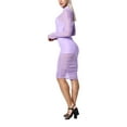thumbnail image 2 of Kmbangi Femme Col Rond Manches Longues Robe + Gilet + Short, 2 of 5