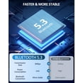 thumbnail image 4 of Zexmte Bluetooth USB Adapter for PC,Bluetooth 5.3 Dongle with Antena 100m Long Range Signal Receiver Computer Adapter Supports Windows 11/10/8.1, 4 of 8