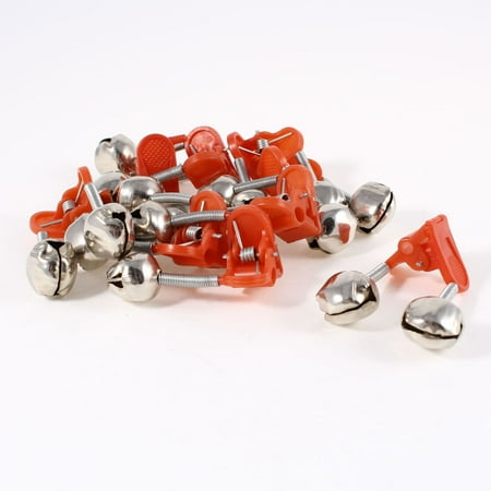 Plastic Fishing Bite Alert Clip Angling Fishing Rod Double Bells Alarm