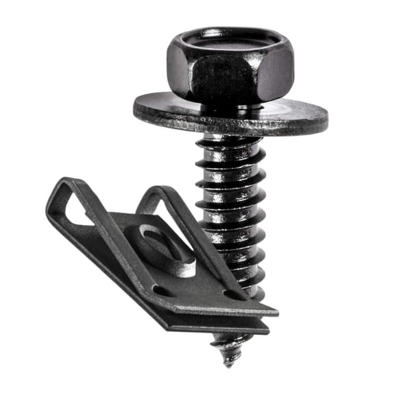 10 Sets Auto Fastener Kit – U-Nuts & 25mm Bolts, 10mm Hex, 17mm Washer