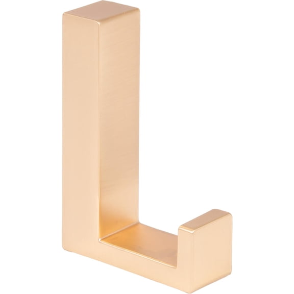 Stone Harbor Hardware Modern Single Robe Hook, Satin Brass