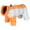 Orange, variant on Windproof Full Body Dog Coat Warm Reflective Winter Coat for Small Dogs with D-Ring leash Waterproof Turtleneck Dog Jacket Four-Leg Windproof Puffer Jackets Snowsuit for Small Dog(Orange)
