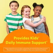 L’il Critters Immune C Daily Gummy Supplement Vitamin for Kids, for Vitamin C, D and Zinc for Immune Support, Orange, Lemon and Cherry Flavors, 60 Gummies