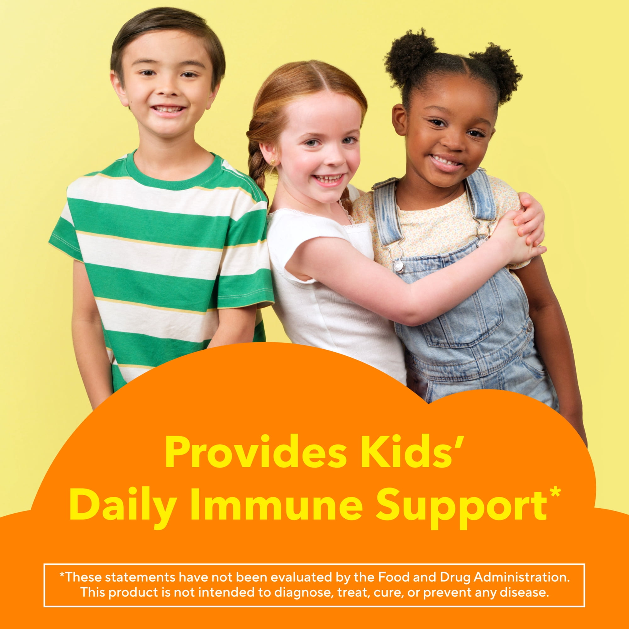 L'il Critters Immune C Kids Gummy Vitamins Supplement, Fruit Flavored, 190 Count