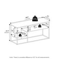 thumbnail image 6 of Furinno Moretti Modern Lifestyle TV Stand for TV up to 50 Inch, Solid White/White, 6 of 6