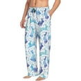 thumbnail image 2 of Xecao Rabbit2 Men's Straight Lounge Pajama Pants: The Ultimate in Comfortable Sleepwear, 2 of 9