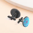 thumbnail image 6 of Easter Men's Stainless Steel Cufflinks Set for Formal Attire - Ideal for Business Meetings and Special Occasions, 6 of 6
