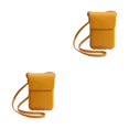 thumbnail image 3 of Becaristey Compact And Versatile Shoulder Bags Wide Application Women Handbags Small Bag yellow 2Set, 3 of 6
