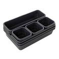 thumbnail image 2 of Walbest Value 8-Piece Home Drawer Storage Tray Box Office Desk Closet Jewelry Makeup Organizer, Containers Basket Bins for Underwear Bras Socks Panties Lingeries Nursery Baby Clothes Organizer Box, 2 of 7