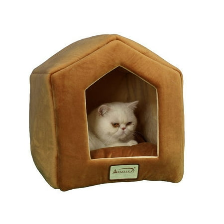 Armarkat Cat Bed, Brown, Medium