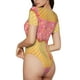 thumbnail image 2 of Balery Pink Ice Cream Body de cuello redondo de manga corta para mujer Tops de manga corta Tops básicos-Small, 2 of 7