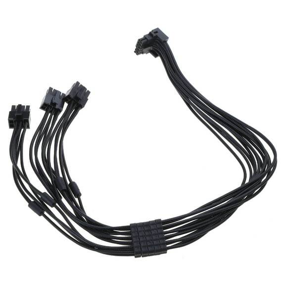 YIEMEEN 4x 3x8Pin Male to 12VHPWR PCIE5.0 16Pin ATX3.0 Modular Cable for RTX40 GPU Line