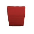 DHP Beverly Wave Adjustable Memory Foam Lounge Chair, Red Microfiber