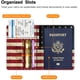 thumbnail image 3 of Funda para pasaporte Fintie cartera de viaje con bloqueo RFID bandera finita de EE UU, 3 of 15