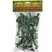 8 Piece Assorted 4" Army Men Set Large Soldiers Figures