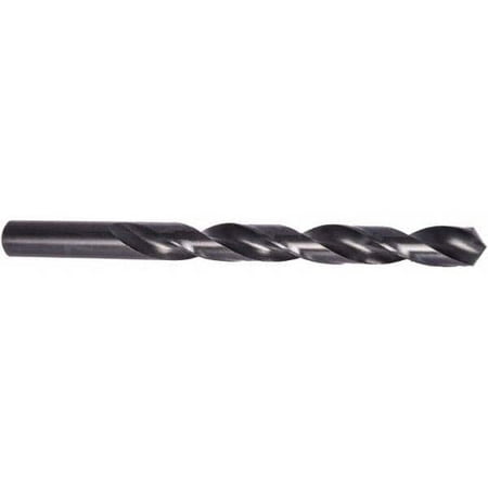 

Precision Twist Drill 39/64 118° HSS Jobber Drill Oxide Finish Right Hand Cut Spiral Flute Straight Shank 7-1/8 OAL Standard Point