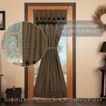 VHC Brands Primitive Star 36 In. W X 24 In. L Scalloped Light Filtering Curtains 9386 64 300
