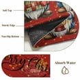 thumbnail image 2 of Red Christmas Kitchen Runner Rug 2x6 Washable Runners for Hallway Non Slip Winter Cartoon Xmas Gnomes Snowflake Large Area Rug Indoor Floor Carpet for Bathroom Laundry Entryway Bedroom Living Room, 2 of 8