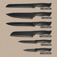 thumbnail image 5 of NULAS Knife Set, 6-PC Colorful Kitchen Knife Set, 6 Sharp Kitchen Knives with Covers for Cooking, Cutting, Black, 5 of 5