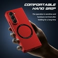 thumbnail image 6 of Elegant Choise Case for Samsung Galaxy Z Fold 5 5G Shockproof Magnetic Phone Cover, Red, 6 of 15