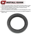 thumbnail image 7 of Unique Bargains 5 Pcs Rotary Shaft Seal High Pressure Oil Seal 35x50x7mm Black Nitrile 70 Durometer Rubber, 7 of 7