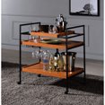 thumbnail image 3 of Black & Oak Color - Wine Bottle Storage - Living Room - Stylish Display, 3 of 4