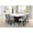 Silver, variant on Camila Square Counter Height Dining Set 9pc - Blue Velvet Counter Height Chairs