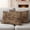 Brown, variant on Leopard Printed Outdoor Waterproof Pillow Covers, Modern Animals Textured Brown Decorative Square Throw Pillowcase Sofa Cushion Sham for Patio/Couch/Chair, 20"x20" 2 Pack