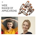 thumbnail image 3 of Soimiss 10PCS Small Hair Clips for Thin Hair Tortoise Shell Shape Coffee Plastic Hold for Everyday Life, 3 of 7