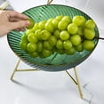 thumbnail image 3 of GUOOL Fruit Serving Tray Organizer Display Tray Nuts Tray Sundries Storage for Kitchen Green, 3 of 9