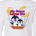 thumbnail image 4 of Inktastic My Nana Loves Me Penguin Long Sleeve Youth T-Shirt, 4 of 5