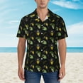 thumbnail image 4 of Goofa Bee Floral Hawaiian Shirt for Men, Unisex Summer Beach Casual Short Sleeve Button Down Shirts,Aloha Tropical Floral print shirt-XX-Large, 4 of 9