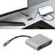 thumbnail image 1 of Mecanografíe El Concentrador De C, Puerto Multi VGA Antiinterferente De La Estación De Acoplamiento Plug And Play Para La Computadora, 1 of 8
