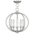 thumbnail image 2 of Beaumont Lane 5 Light Convertible Ceiling Mount in Brushed Nickel, 2 of 2
