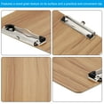thumbnail image 3 of Clipboard de Madera Uxcell para Papel de 5.83"x8.27", Tableros de Clip de Tamaño Carta A5 Estándar, Textura de Madera de Cereza, 3 of 6