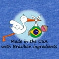 thumbnail image 2 of CafePress - Stork Baby Brazil 2 - Cute Infant Baby Football Bodysuit, 2 of 3