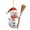 A, variant on LanSuare Christmas Snowman Hanging Ornament, Acrylic Cute Snowman with Xmas Hat, Suitable for Xmas Tree, Holiday Party, Indoor Outdoor Hanging Decoration