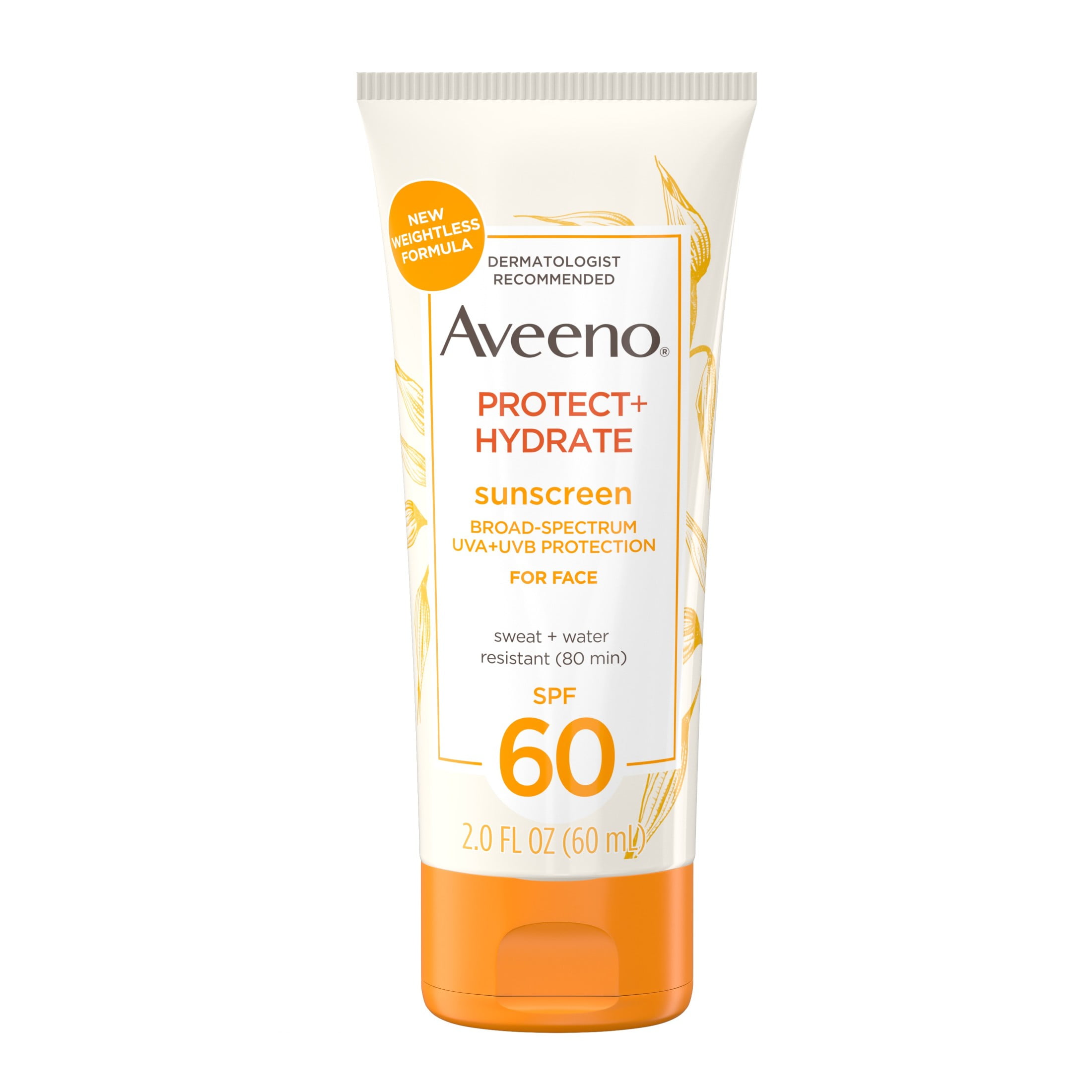 Aveeno Protect + Hydrate Face Sunscreen Lotion with SPF 60, 2 fl. oz