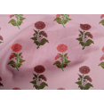 thumbnail image 4 of oneOone Tissu Popeline de Coton Rose Blush Tissu Floral pour Robe Tissu Imprimé au Mètre 42 Pouces de Large, 4 of 4