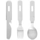 thumbnail image 1 of 1 juego de cubiertos de acero inoxidable, cortador, tenedor, cuchara, vajilla para fiestas, utensilios de cocina, 1 of 6